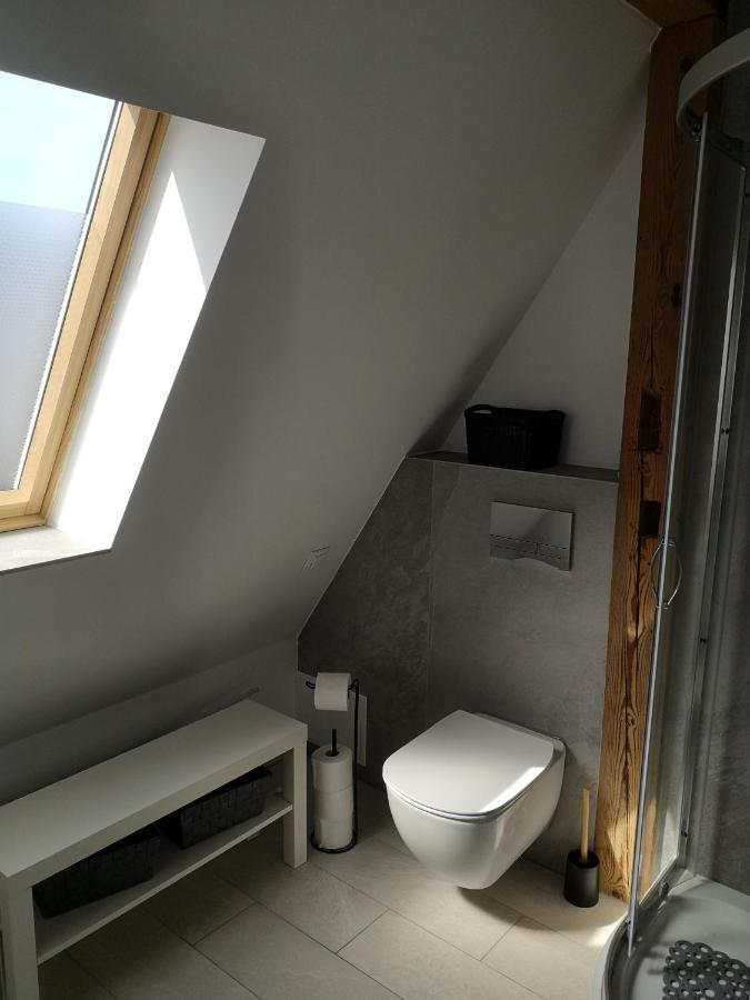 Apartament Attic ミエンジズドロイェ エクステリア 写真