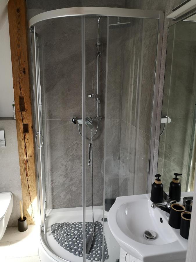 Apartament Attic ミエンジズドロイェ エクステリア 写真